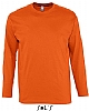 Camiseta Color Manga Larga Monarch Sols - Color Naranja
